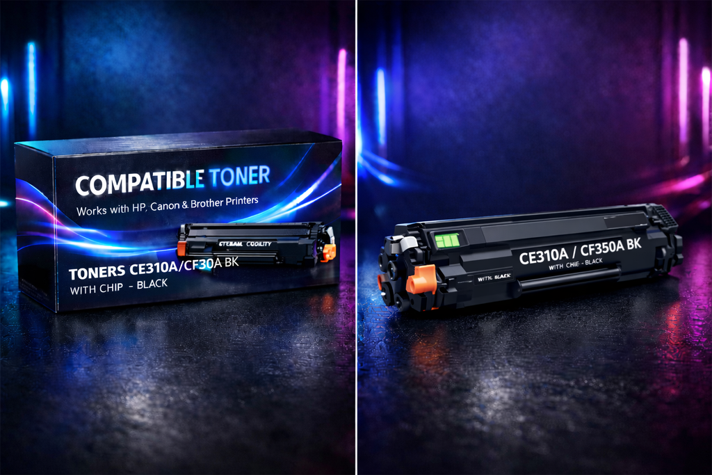 TONERS CE310A/CF350A WITH CHIP - FULL SET | Compatible Toner