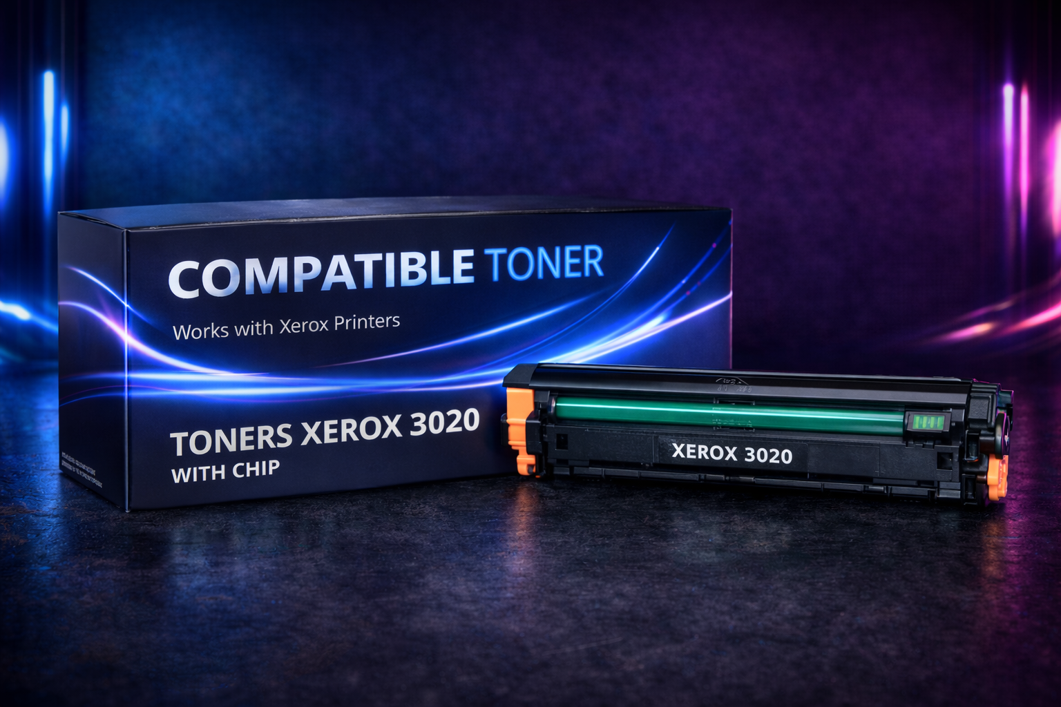 TONER XEROX 3020 WITH CHIP   | Compatible Toner