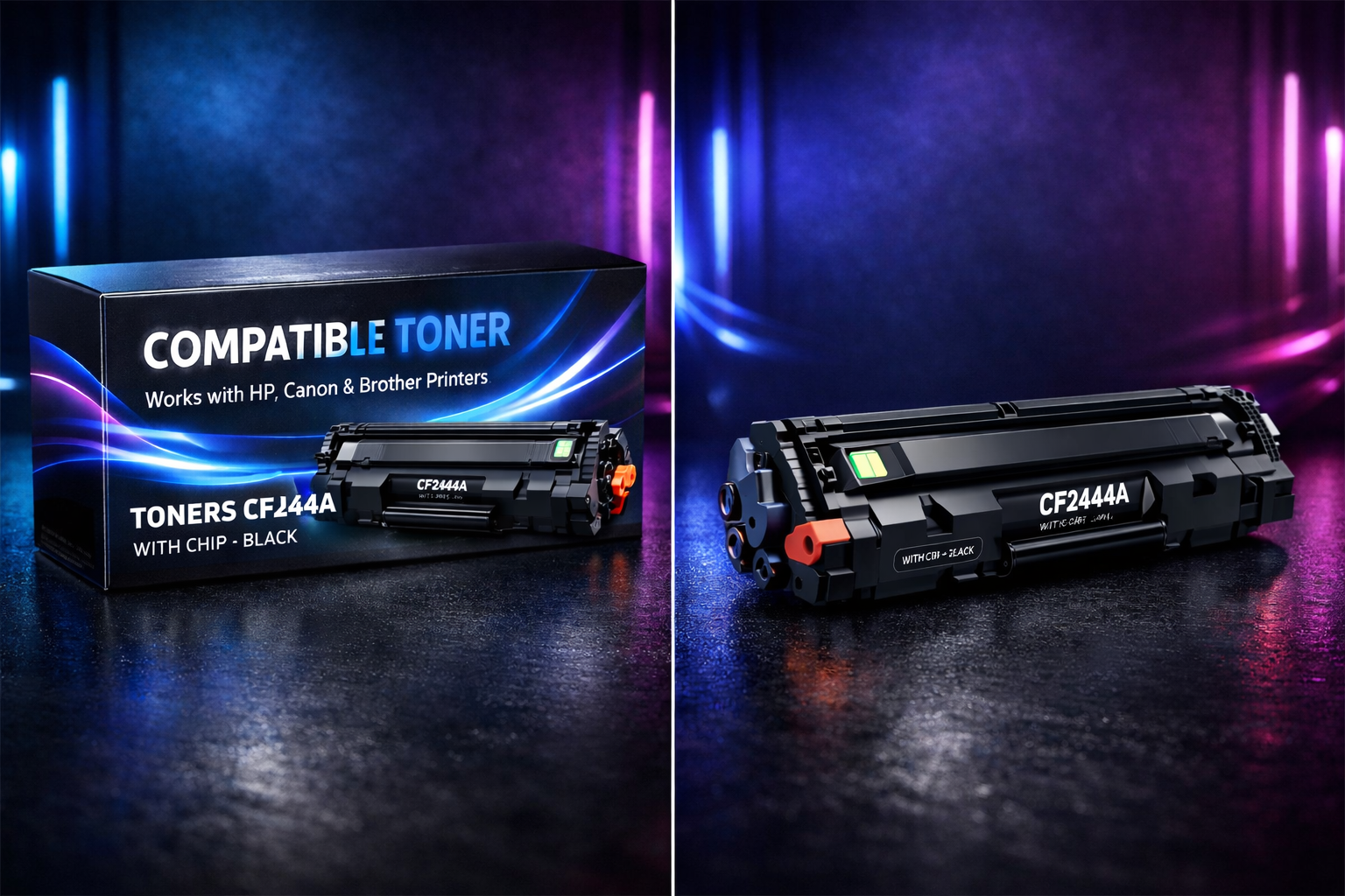 TONERS CF244A   WITH CHIP - BLACK | Compatible Toner