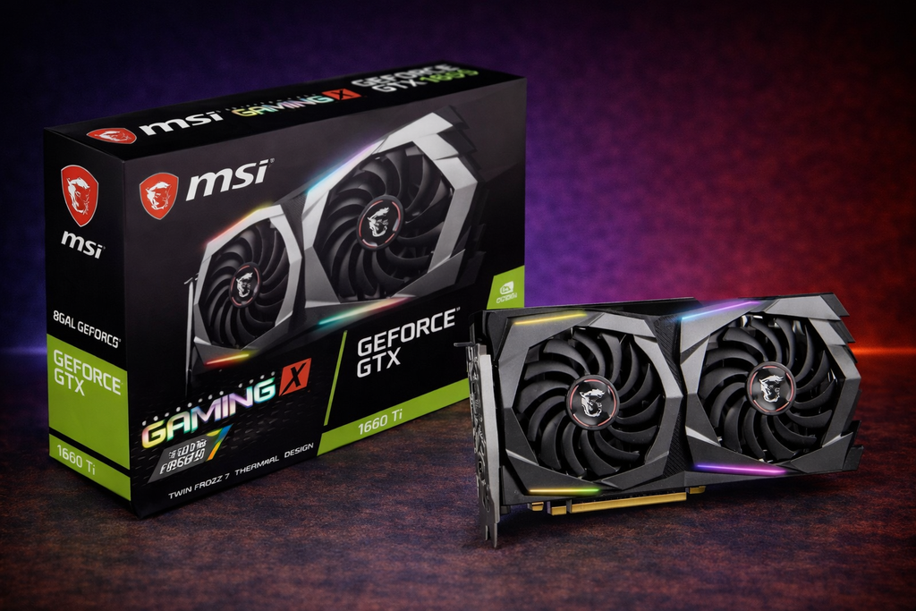 NVIDIA MSI GTX 1660 TI 6GB GDDR6 | HIGH END GRAPHIC CARD