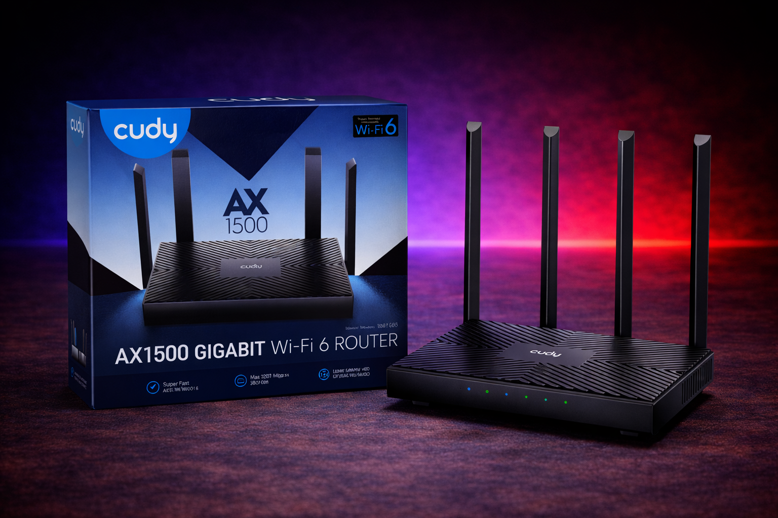 AX1500 Gigabit Wi-Fi 6 Router | WR1500