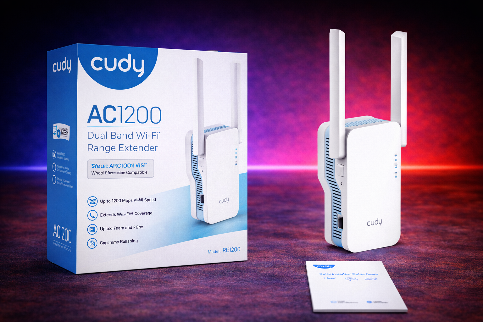 AC1200 Wi-Fi Mesh Repeater | Range Extender | RE1200