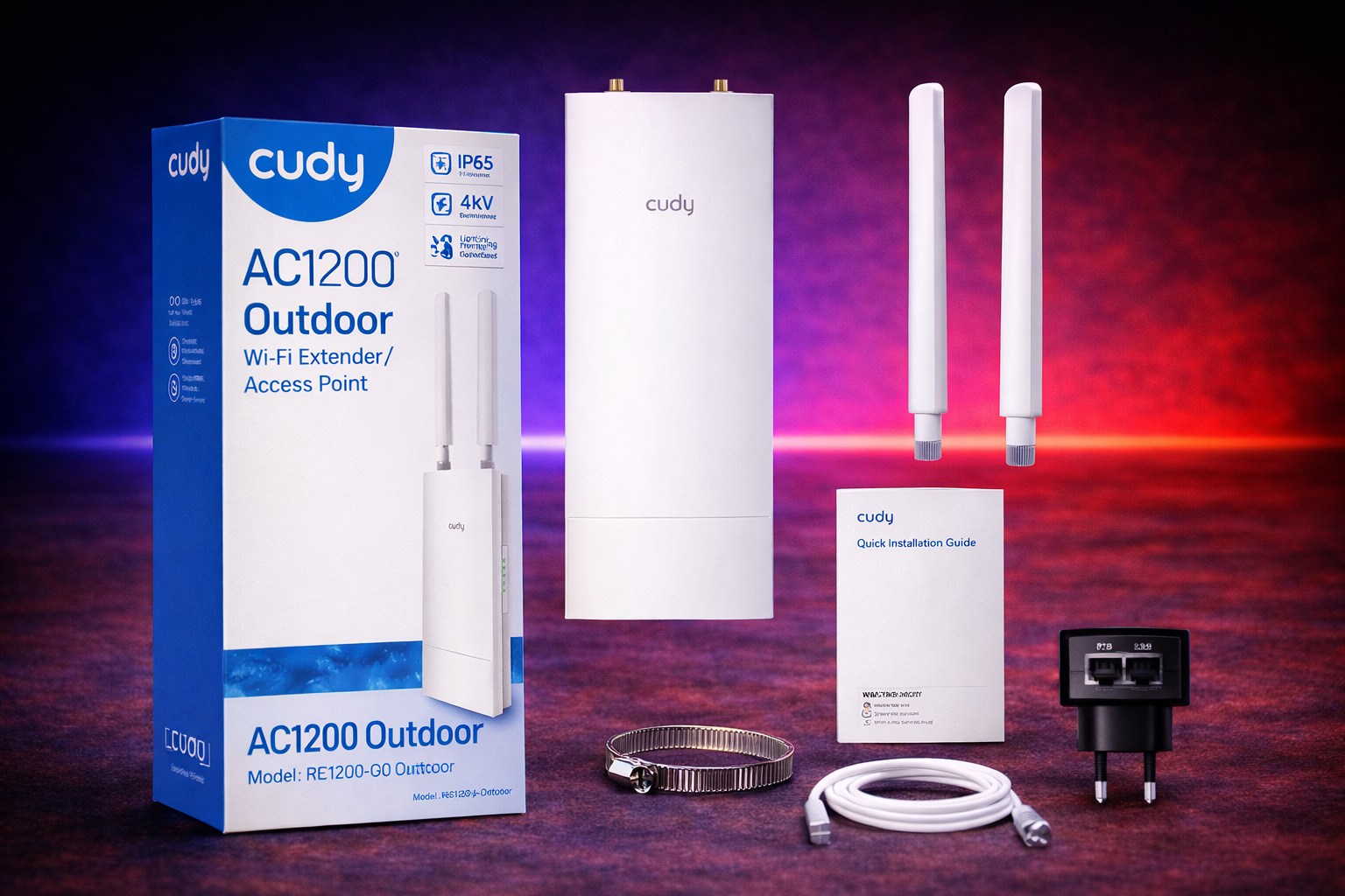 AC1200 Outdoor Wi-Fi Repeater | Range Extender Outdoor | RE1200 Outdoor