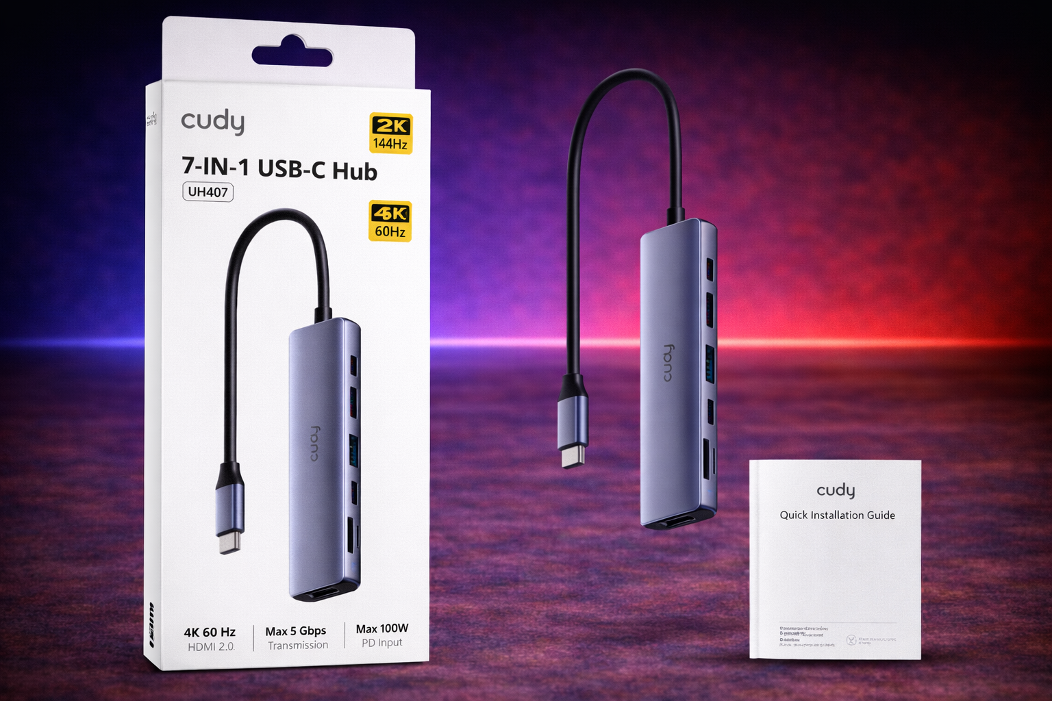 7-IN-1 USB C Hub with 4K HDMI | UH407
