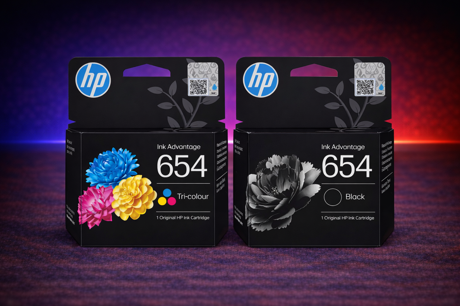 HP 654 Black Original Ink Advantage Cartridge | Compatible for HP DeskJet Ink Advantage 2900, 4300, 6575 Printer Series