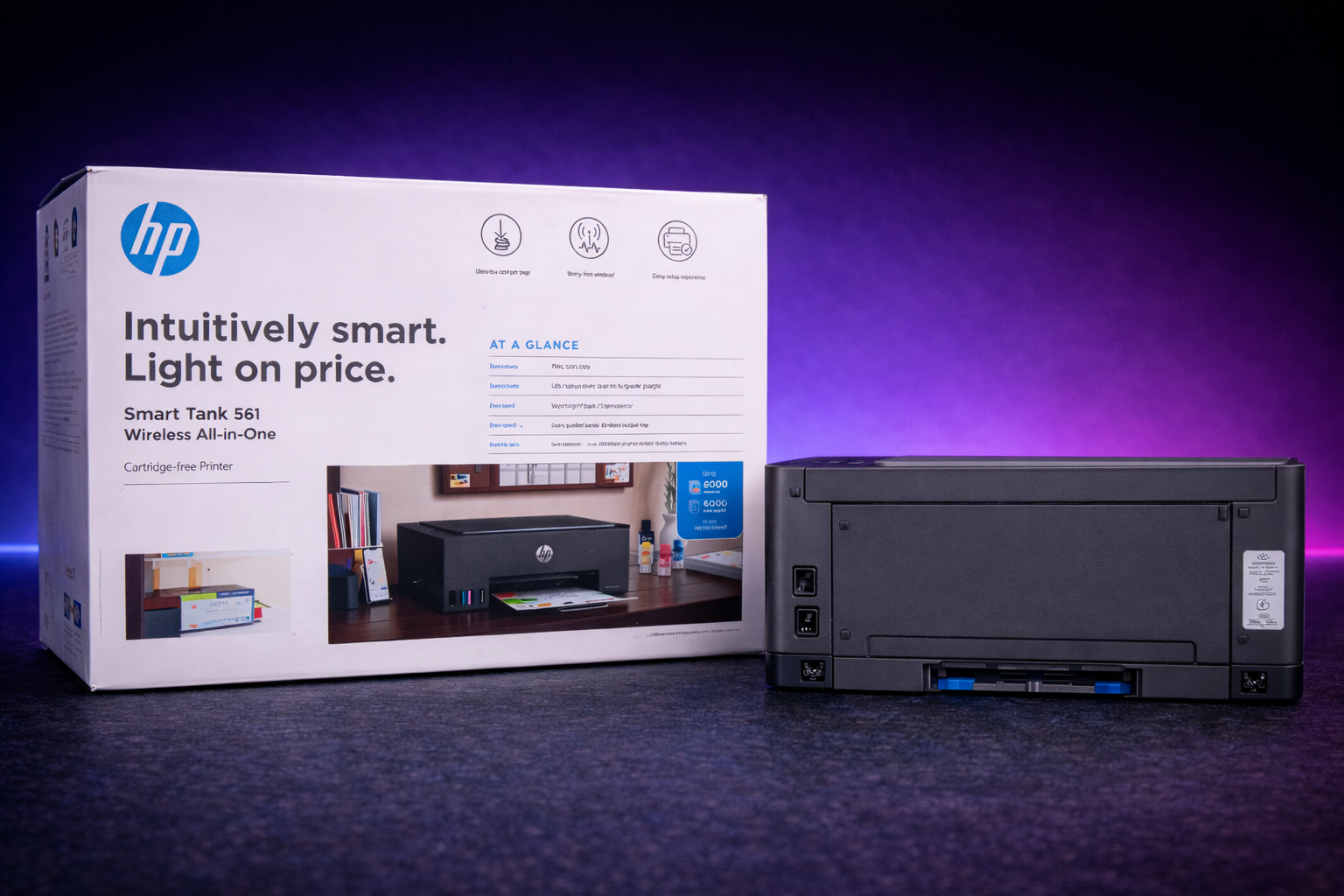 HP Smart Tank 581 All-in-One Printer, Color Printer for Home/office