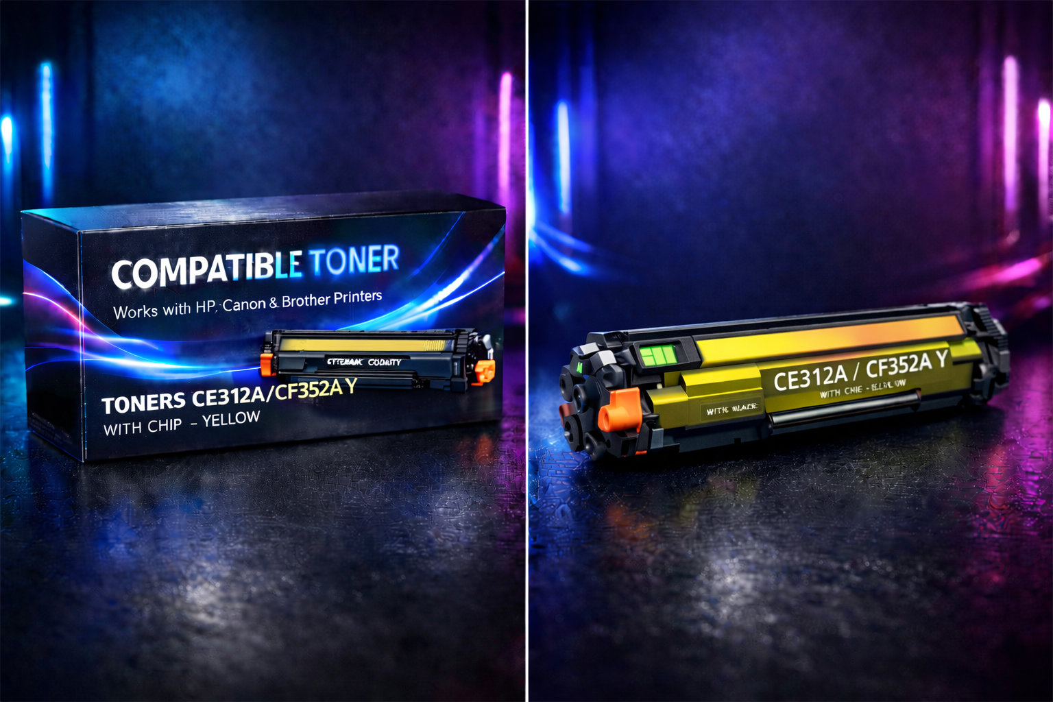 TONERS CE310A/CF350A WITH CHIP - FULL SET | Compatible Toner