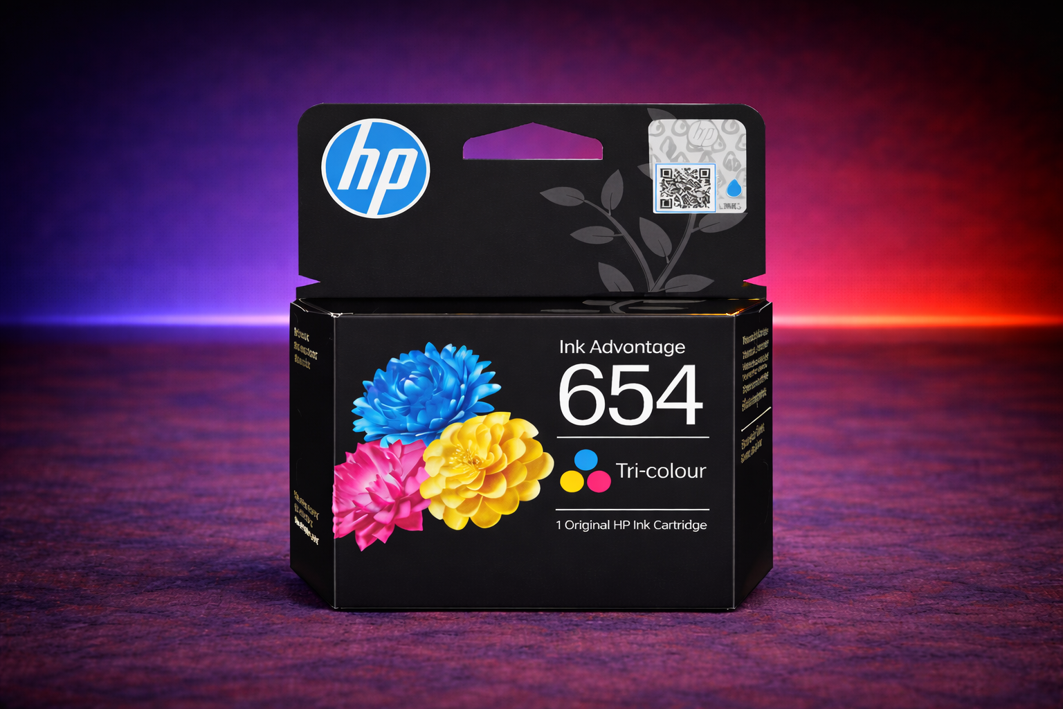 HP 654 Black Original Ink Advantage Cartridge | Compatible for HP DeskJet Ink Advantage 2900, 4300, 6575 Printer Series